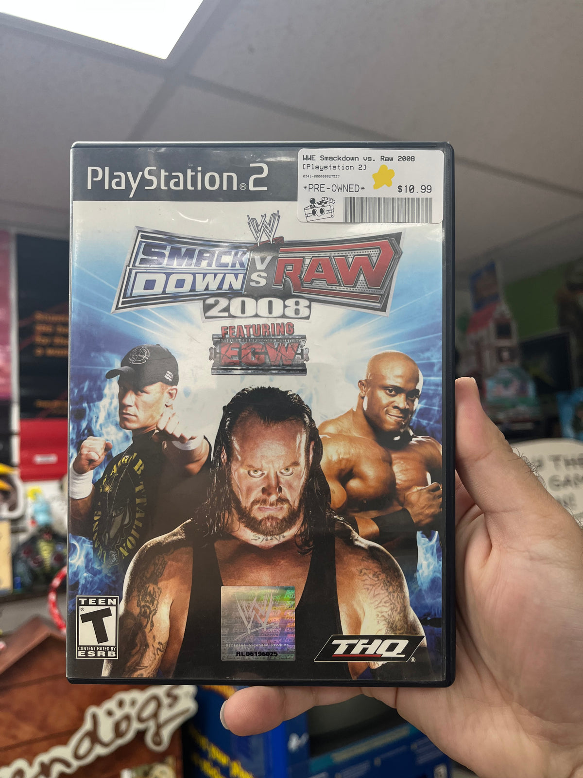 WWE Smackdown vs. Raw 2008 - PS2 CiB