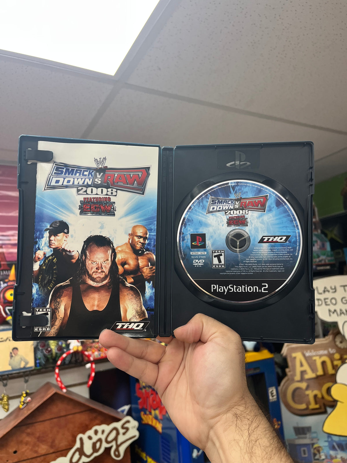 WWE Smackdown vs. Raw 2008 - PS2 CiB