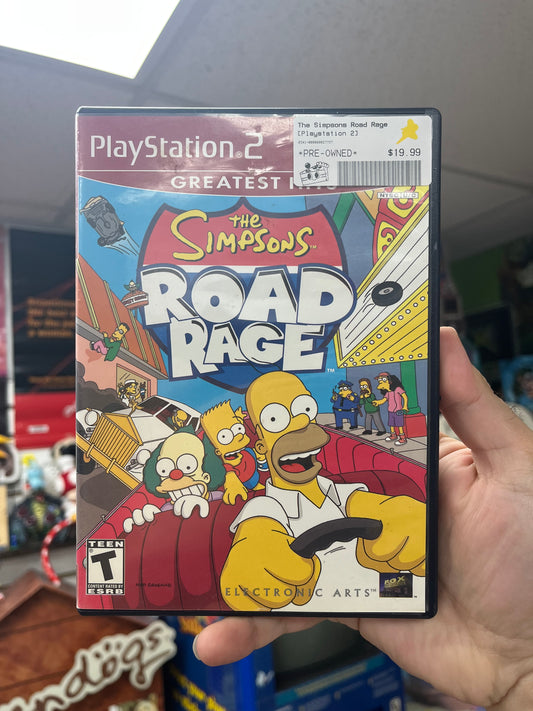 The Simpsons Road Rage [Greatest Hits] - PS2 CiB