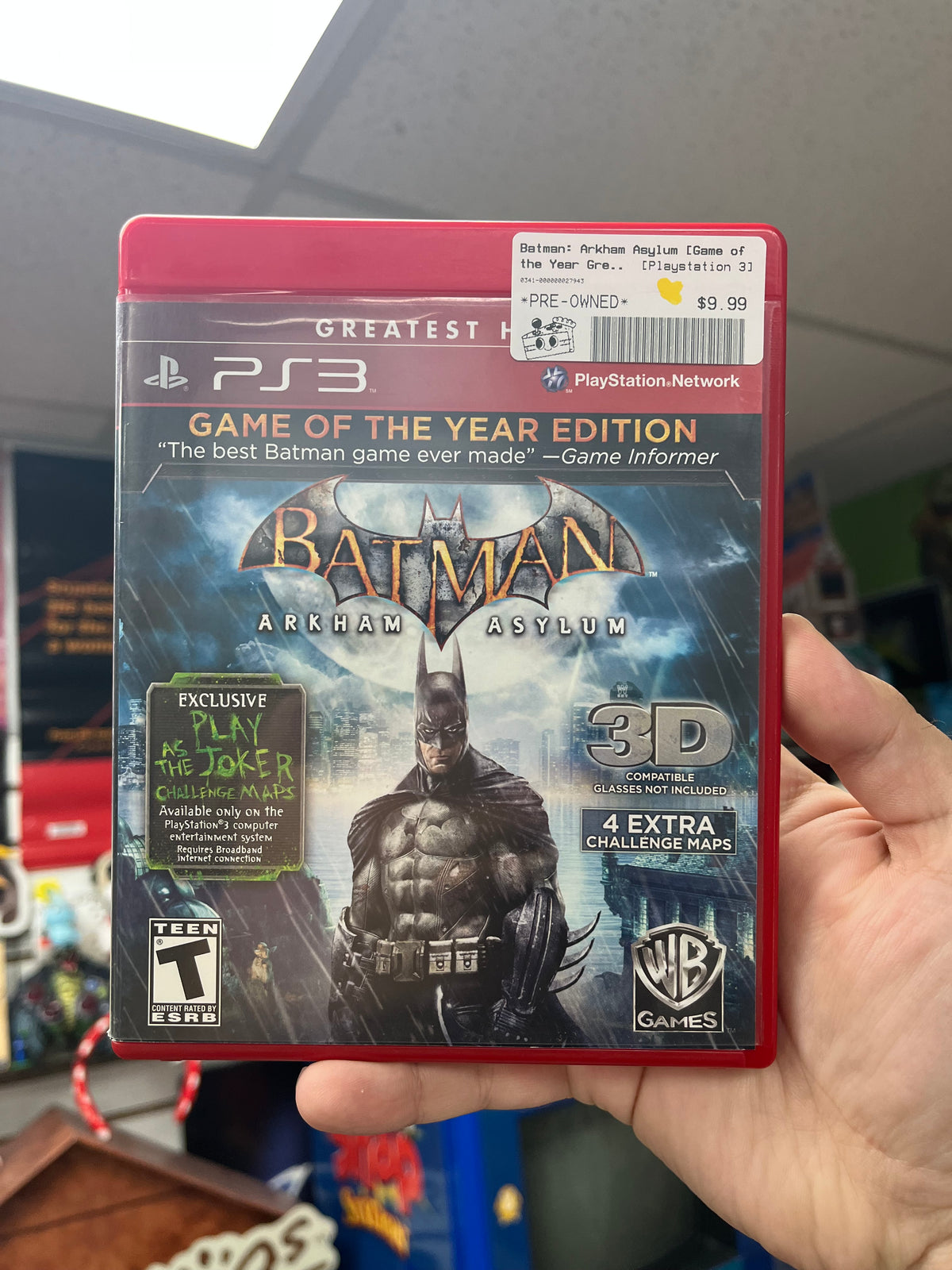 Batman Arkham Asylum [GOTY Edition] - PS3 CiB