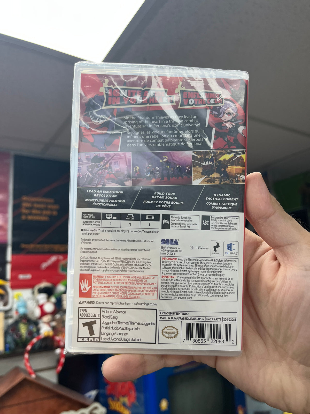 Persona 5 Tactics - Switch Sealed