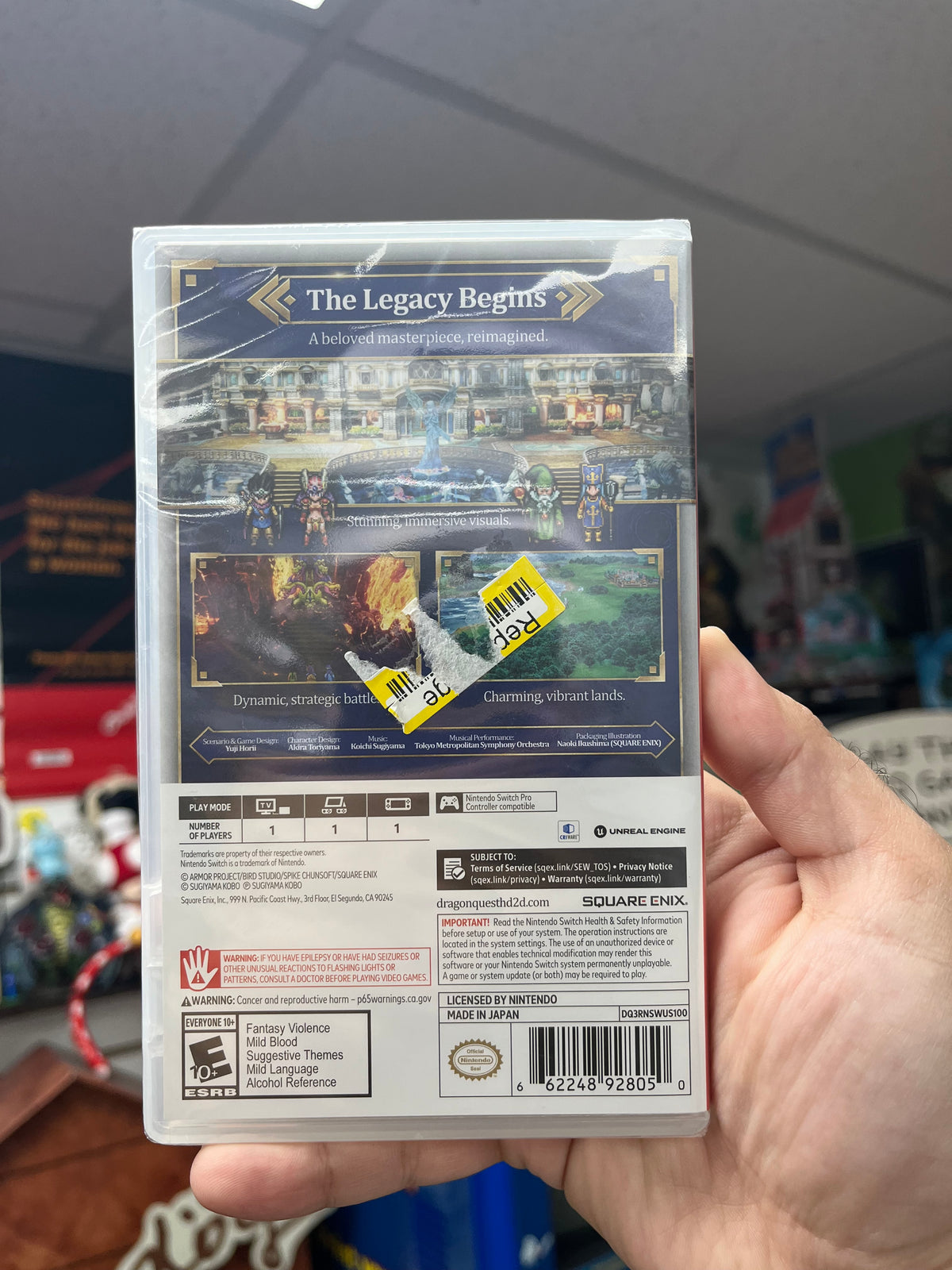 Dragon Quest III HD-2D Remake - Switch Sealed