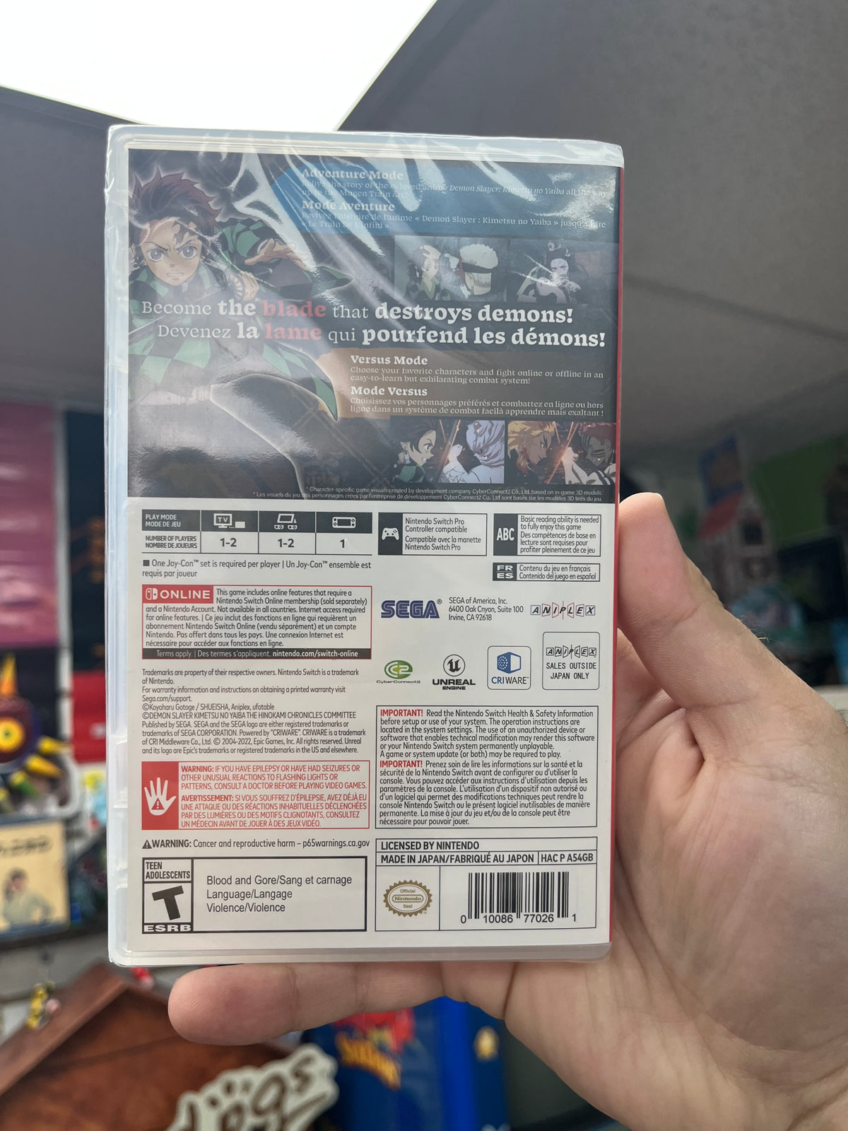 Demon Slayer The Hinokami Chronicles - Switch Sealed