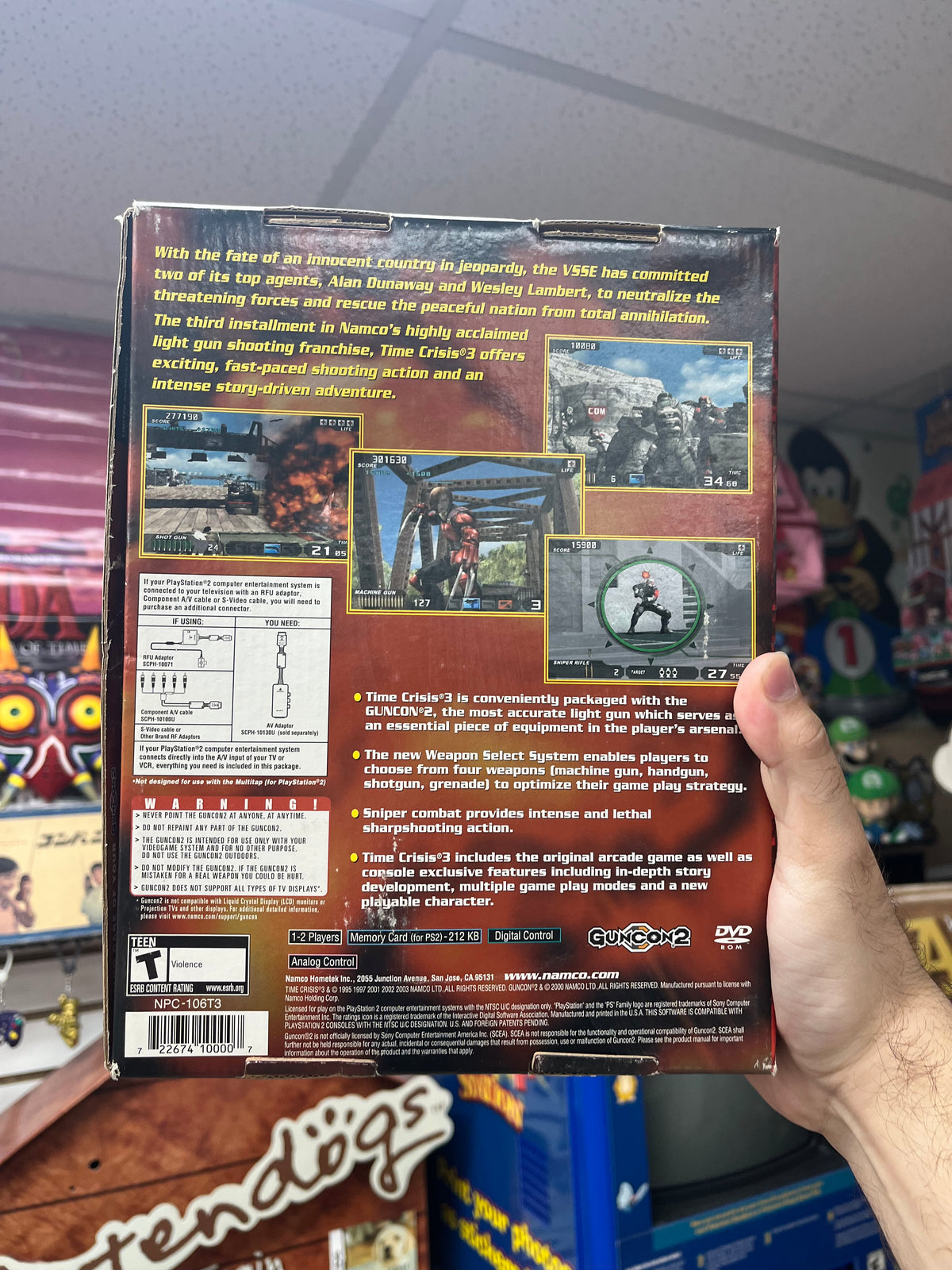 Time Crisis 3 [Gun Bundle] - PS2 CiB