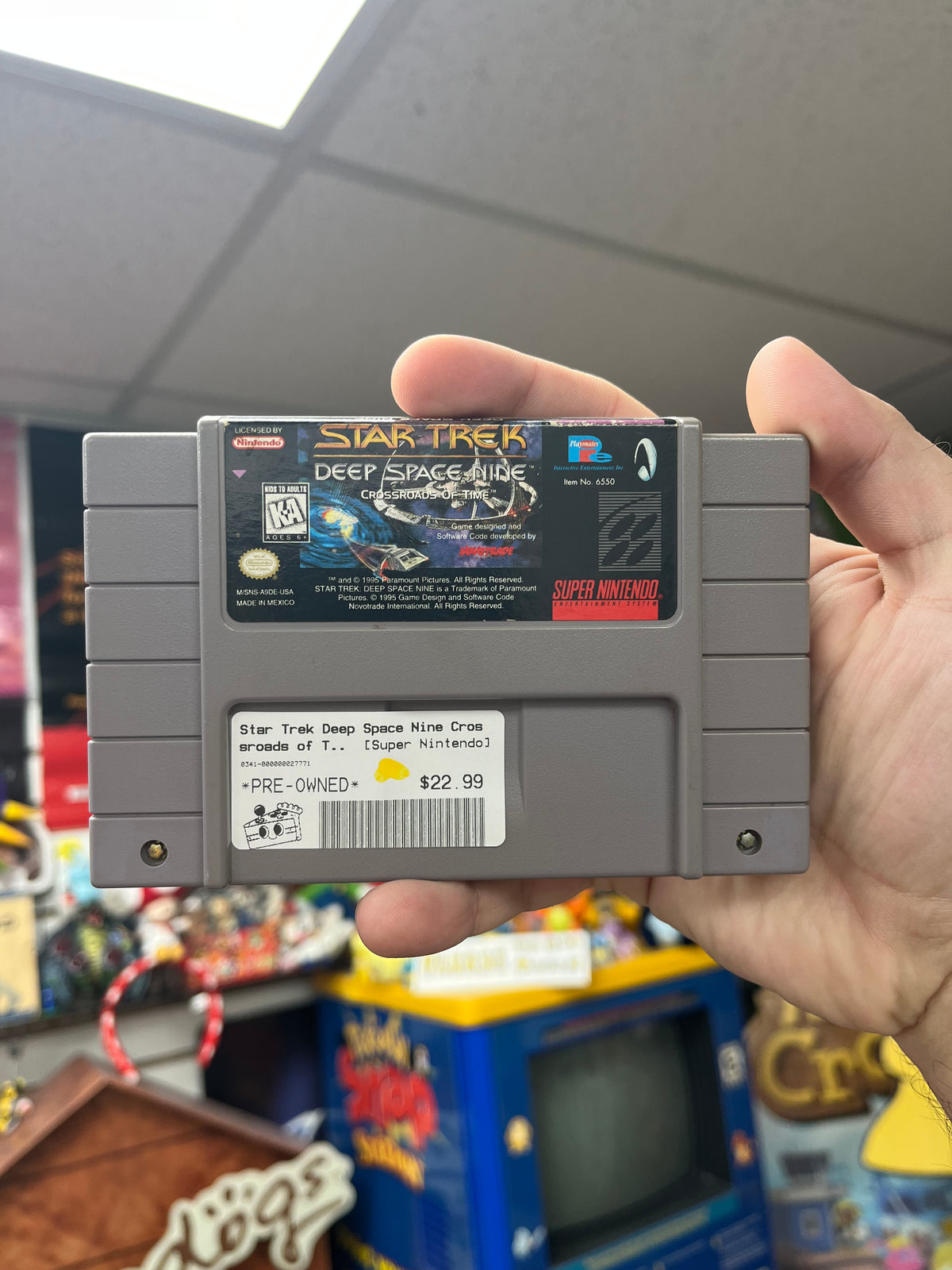 Star Trek Deep Space Nine Crossroads of Time - SNES Loose