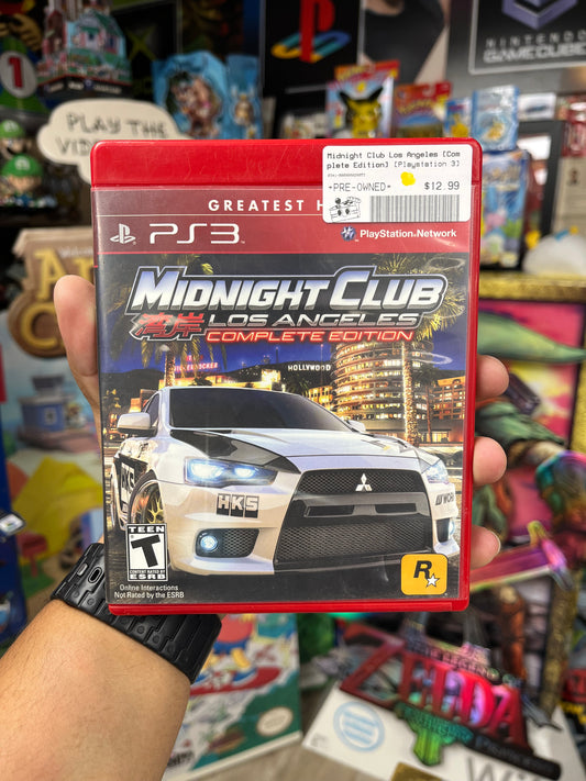 Midnight Club Los Angeles [Complete Edition Greatest Hits] - PS3 CiB