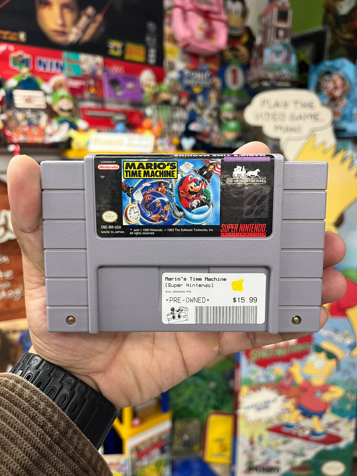 Mario's Time Machine - SNES Loose