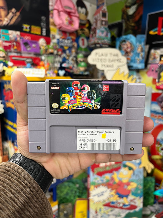 Mighty Morphin Power Rangers - SNES Loose