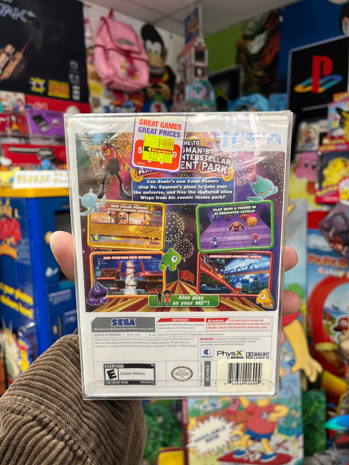 Sonic Colors - Wii Sealed