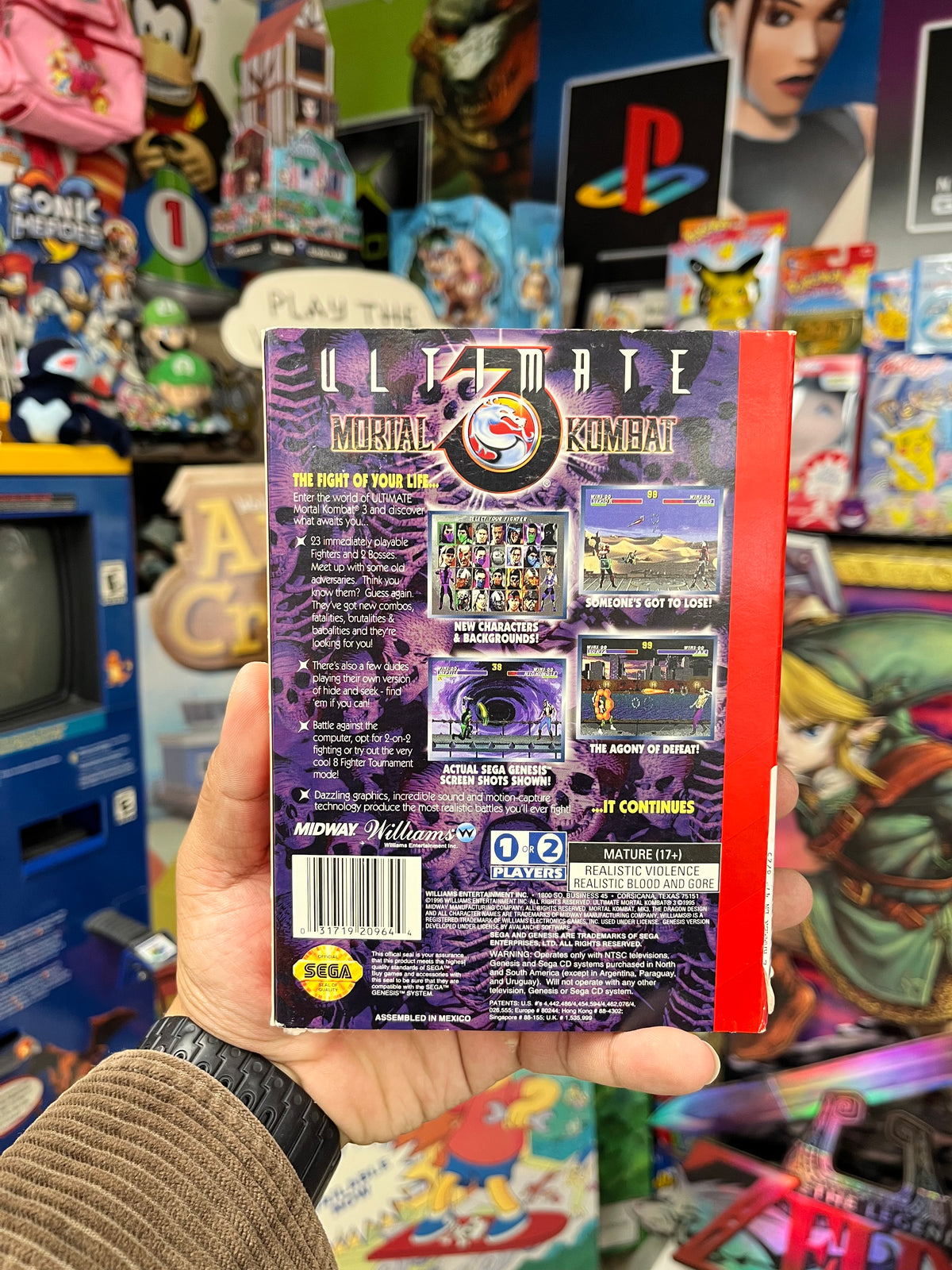 Ultimate Mortal Kombat 3 - Sega Genesis CiB