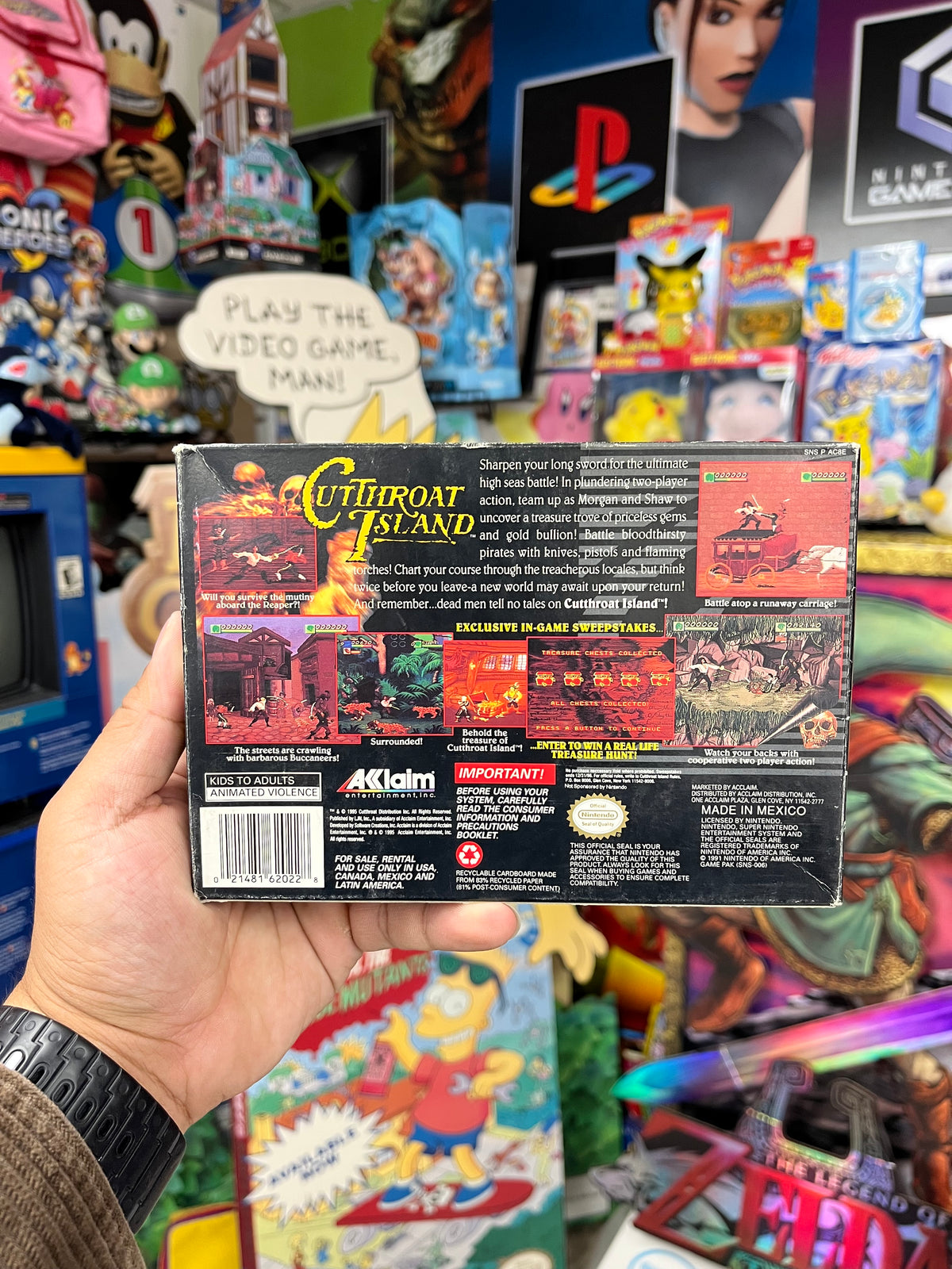 Cutthroat Island - SNES CiB