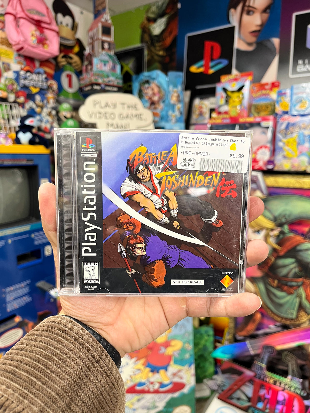 Battle Arena Toshinden [Not For Resale] - PS1 CiB