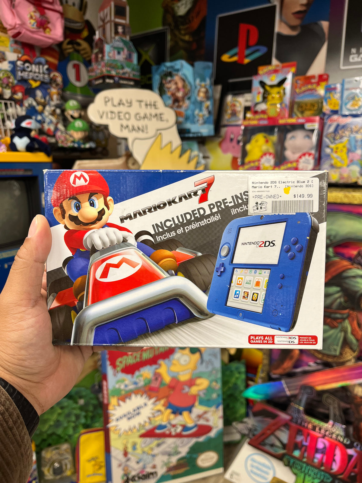 Electric Blue Nintendo 2DS - Boxed