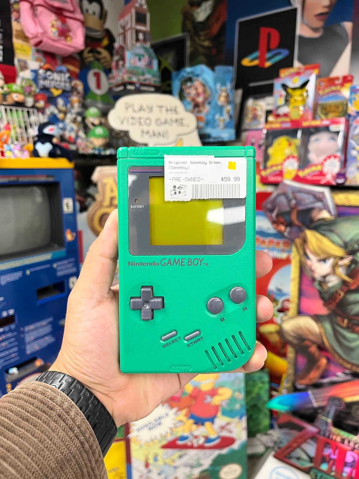 Green Original Gameboy - Loose
