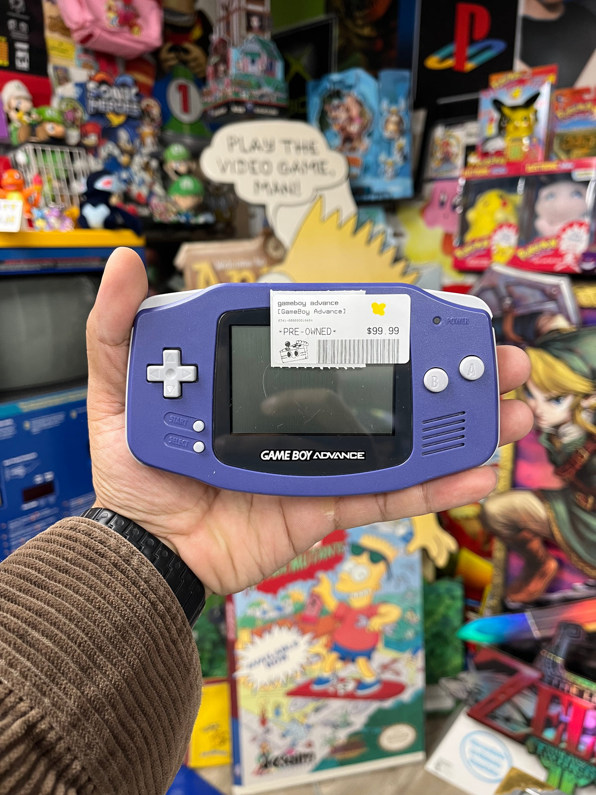Indigo Gameboy Advance System - Loose