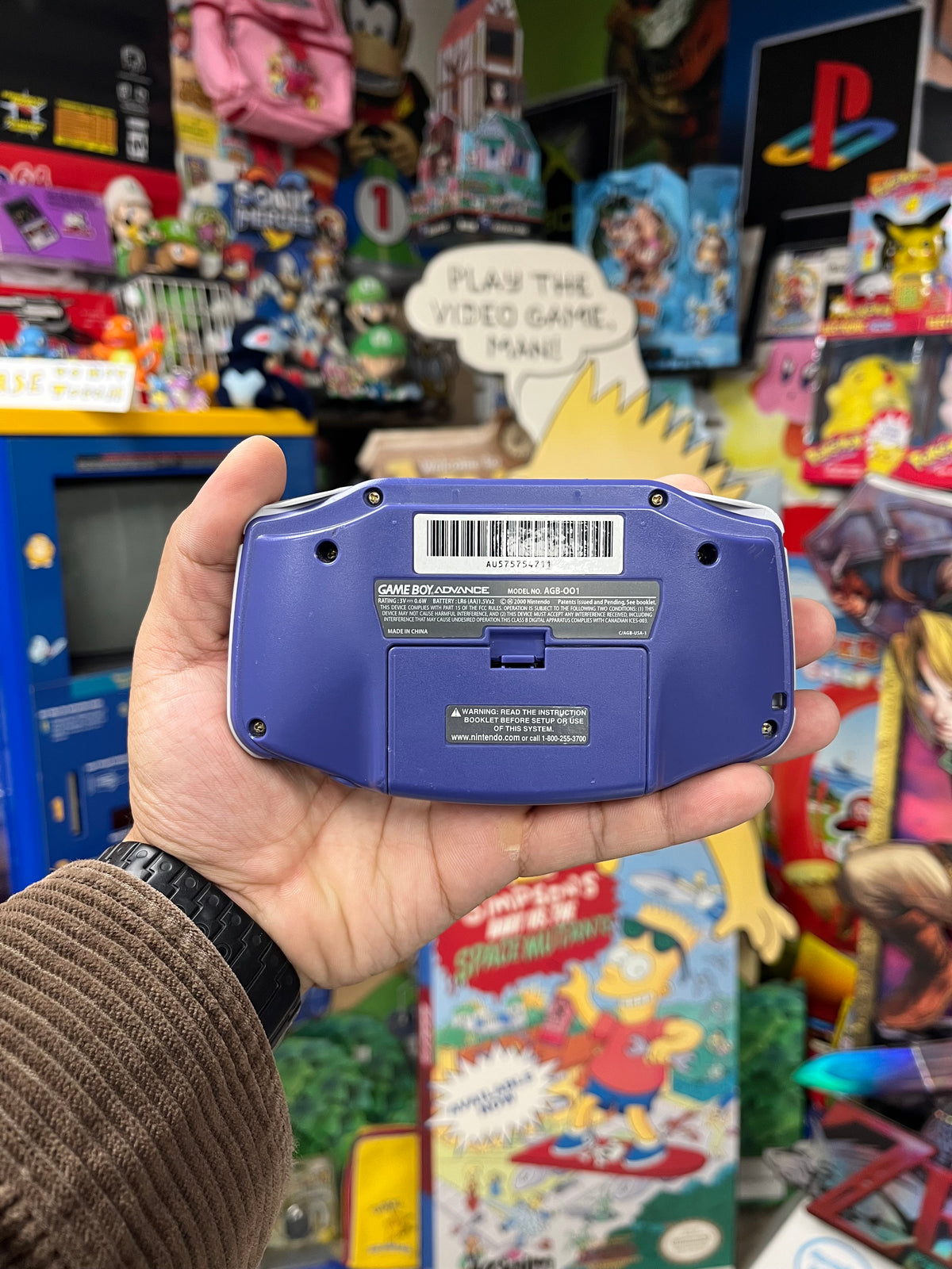 Indigo Gameboy Advance System - Loose