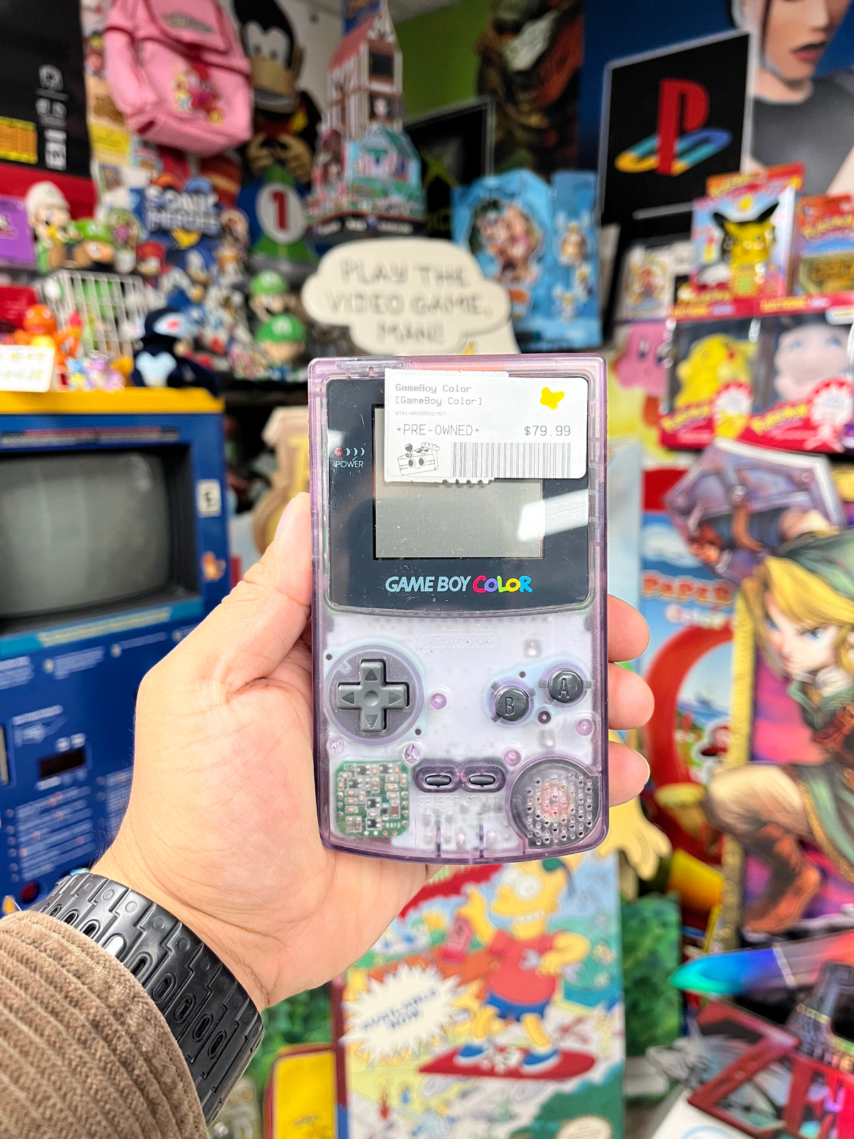 Atmoic Purple Gameboy Color