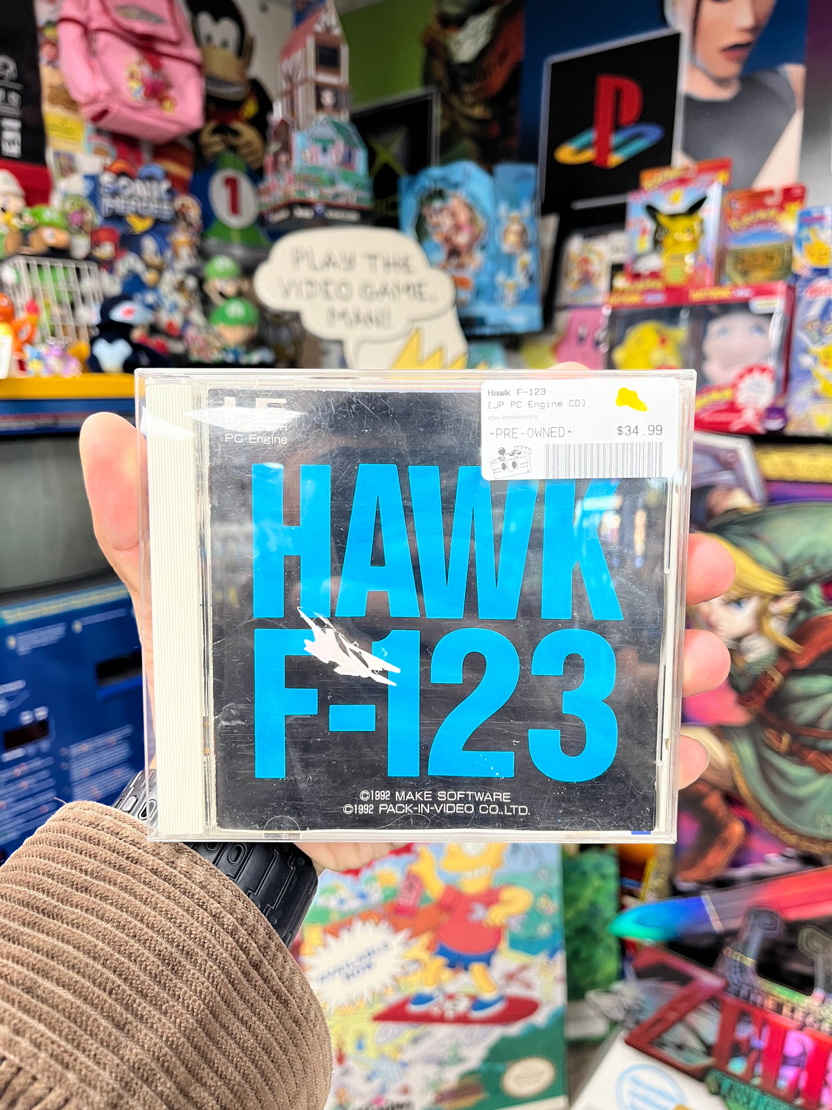 Hawk F-123 - PC Engine CD CiB