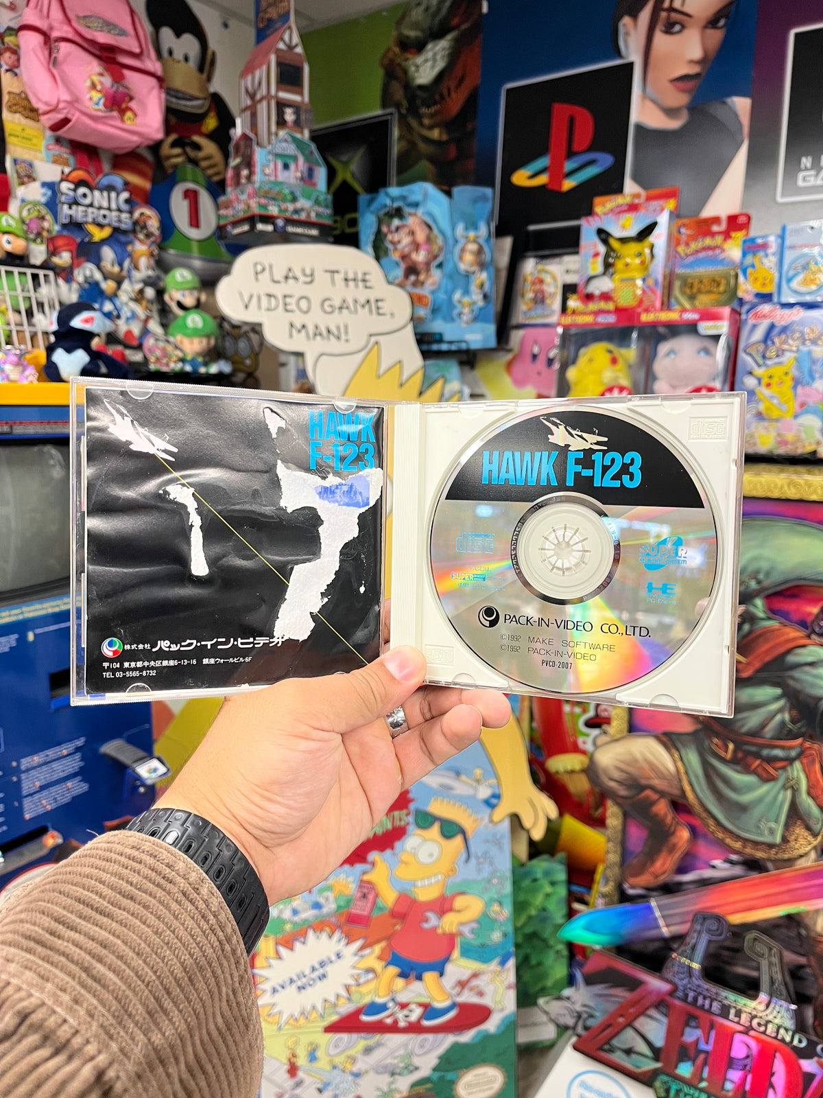 Hawk F-123 - PC Engine CD CiB