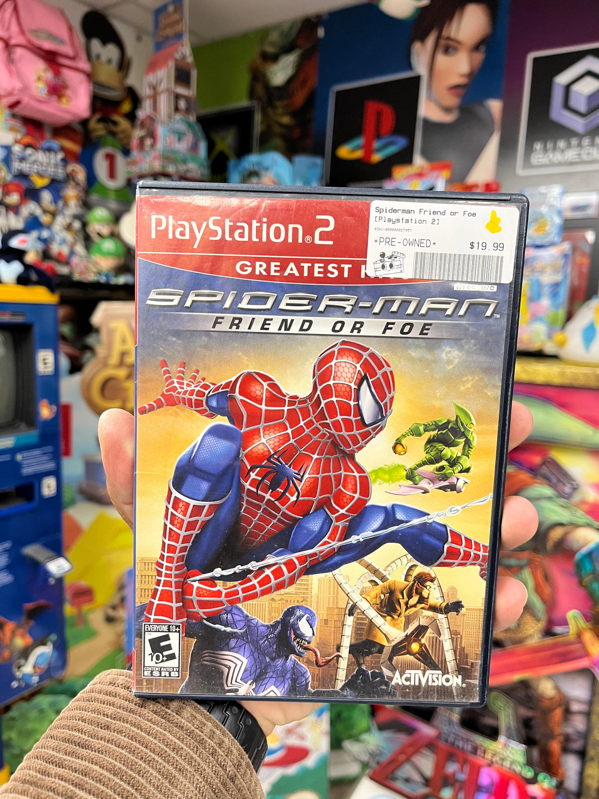 Spiderman Friend of Foe Greatest Hits - PS2 Boxed