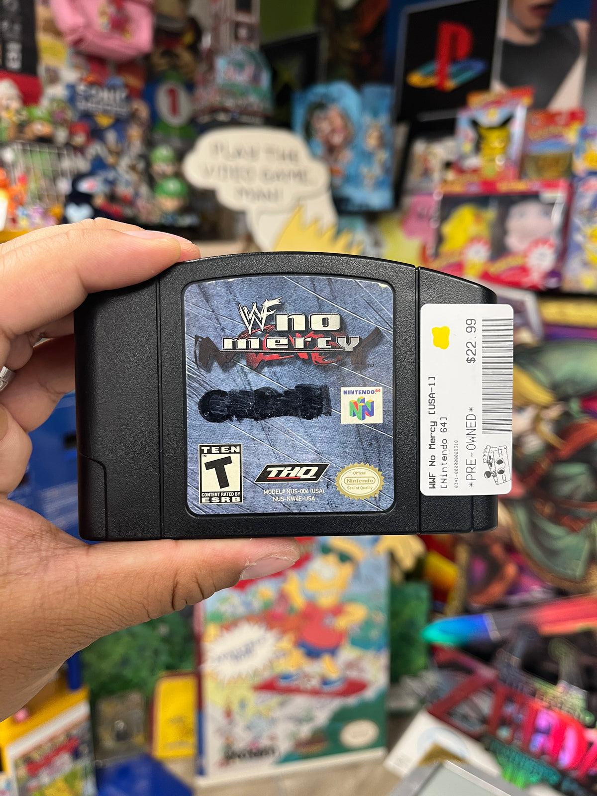 WWF No Mercy - N64 Loose