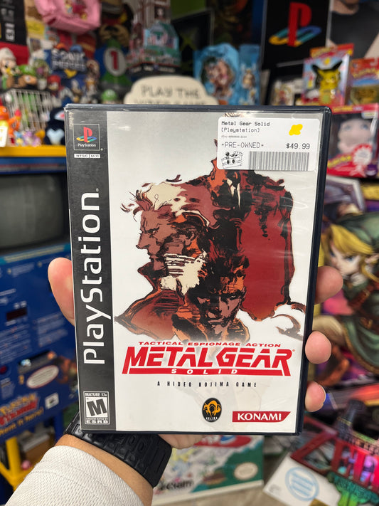 Metal Gear Solid - PS1 Long Box Boxed