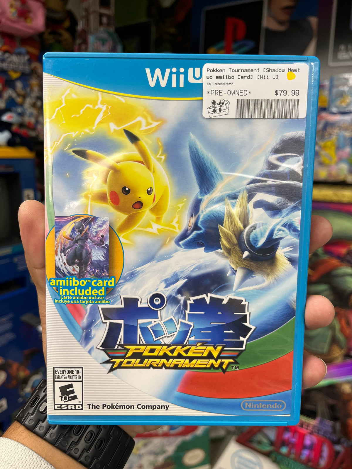 Pokken Tournament w/ Shadow Mewtwo Card - Wii U CiB