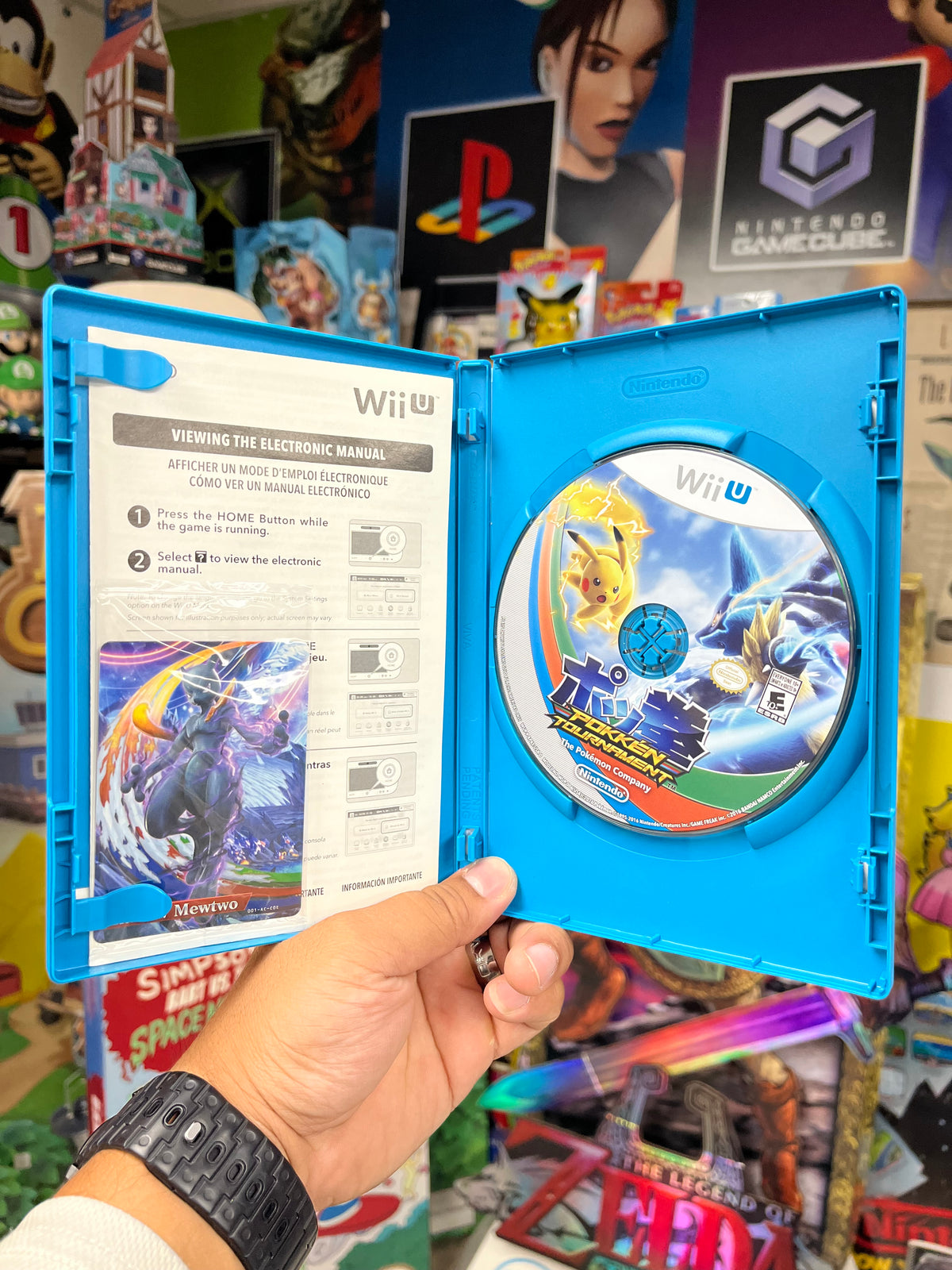 Pokken Tournament w/ Shadow Mewtwo Card - Wii U CiB