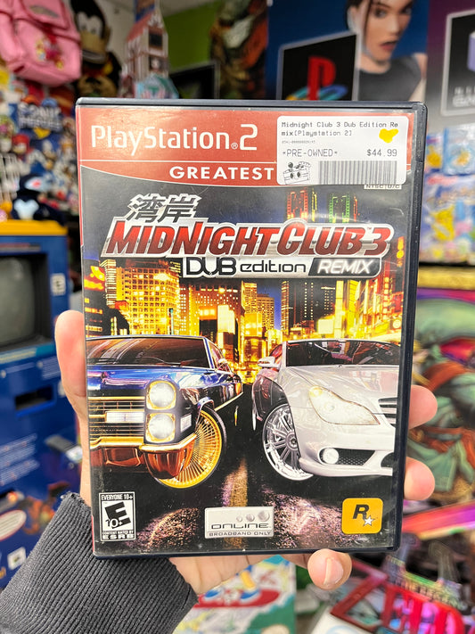 Midnight Club 3 Dub Edition Remix [Greatest Hits] - PS2 CiB