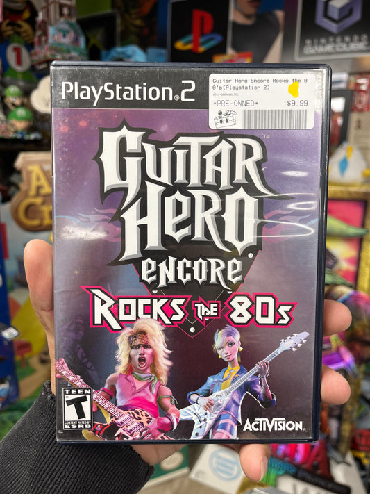 Guitar Hero Encore Rocks the 80s - PS2 CiB