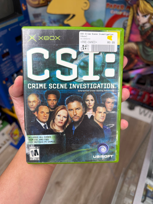 CSI Crime Scene Investigation - Xbox CiB