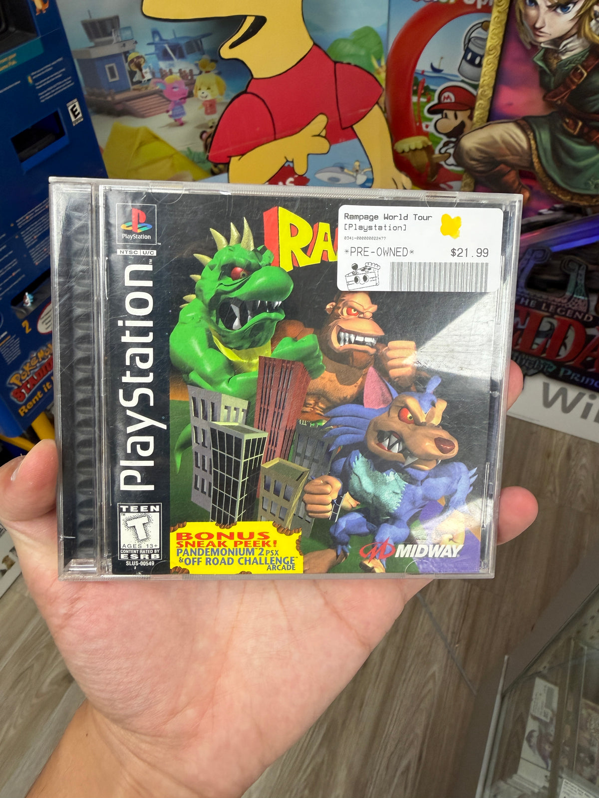 Rampage World Tour - PS1 CiB