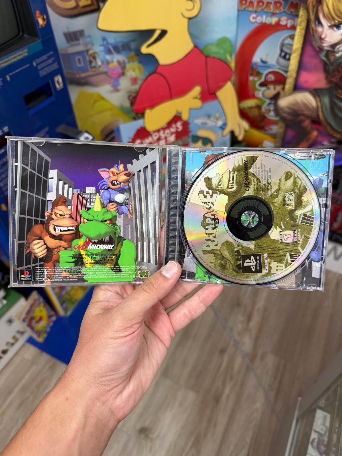 Rampage World Tour - PS1 CiB