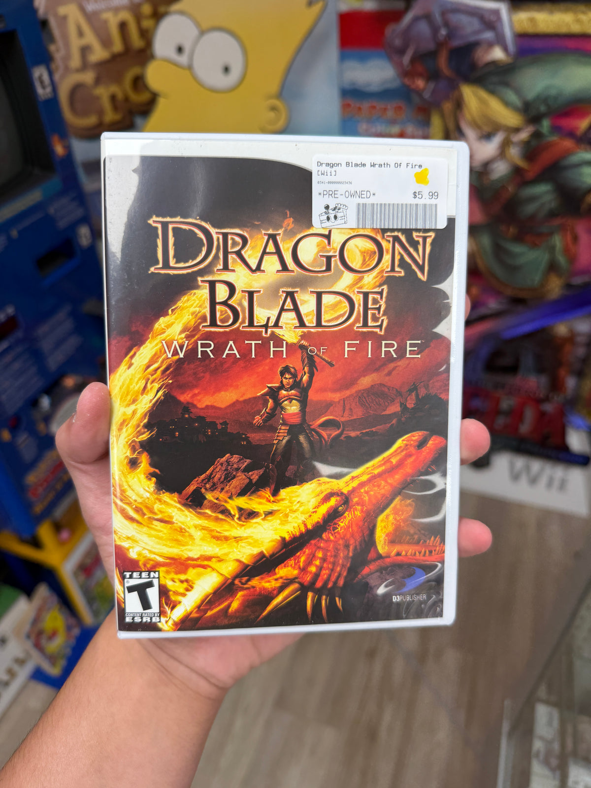 Dragon Blade Wrath of Fire - Wii CiB