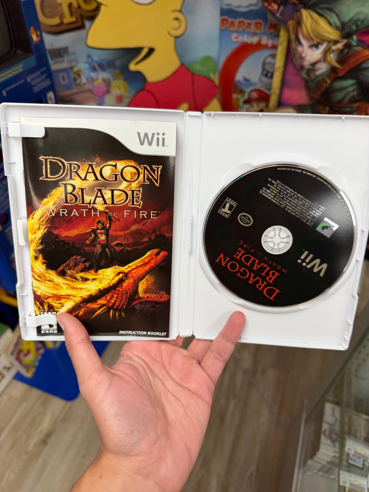 Dragon Blade Wrath of Fire - Wii CiB
