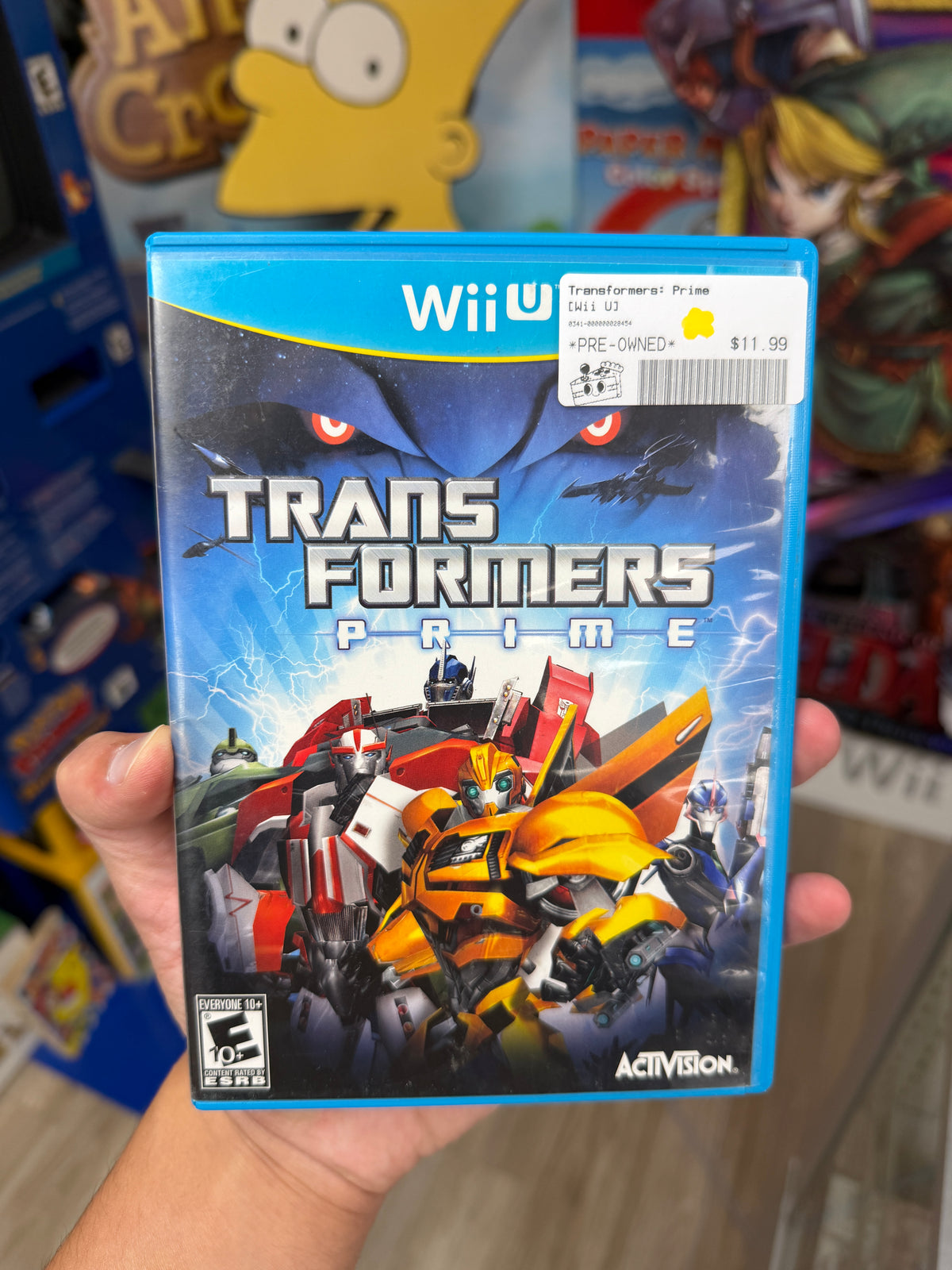 Transformers Prime - Wii U Boxed