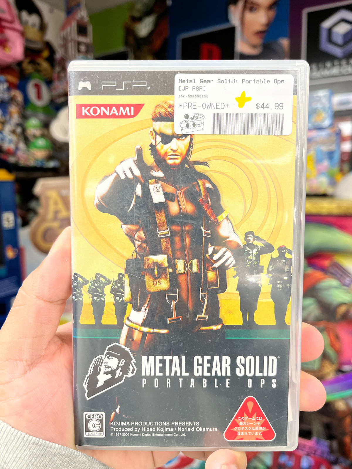 Metal Gear Solid: Portable Ops - PSP CiB