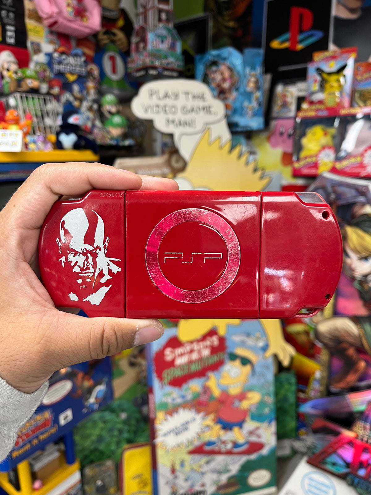 PSP 2000 Limited Edition God of War [Red]