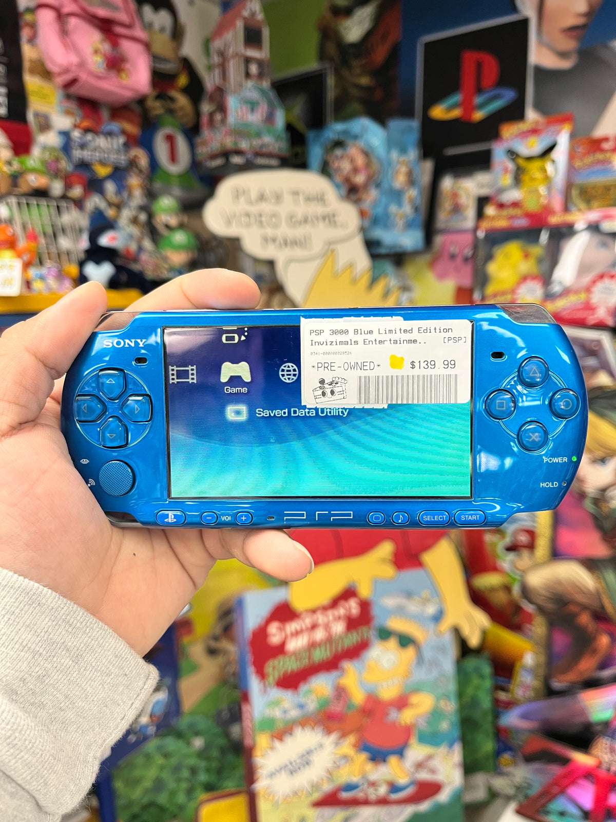 PSP 3000 Blue Limited Edition