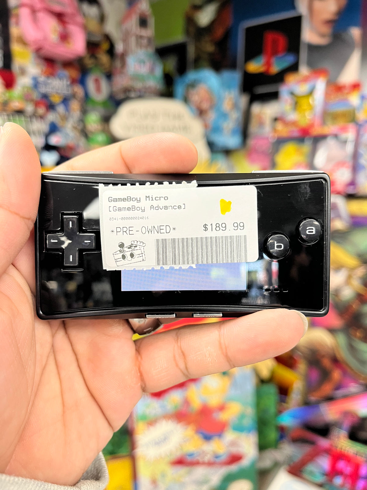 Black GameBoy Micro