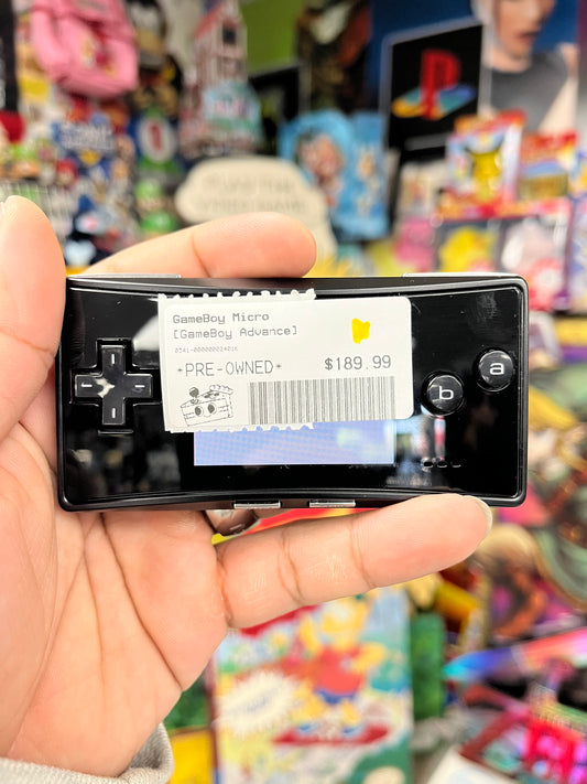 Black GameBoy Micro