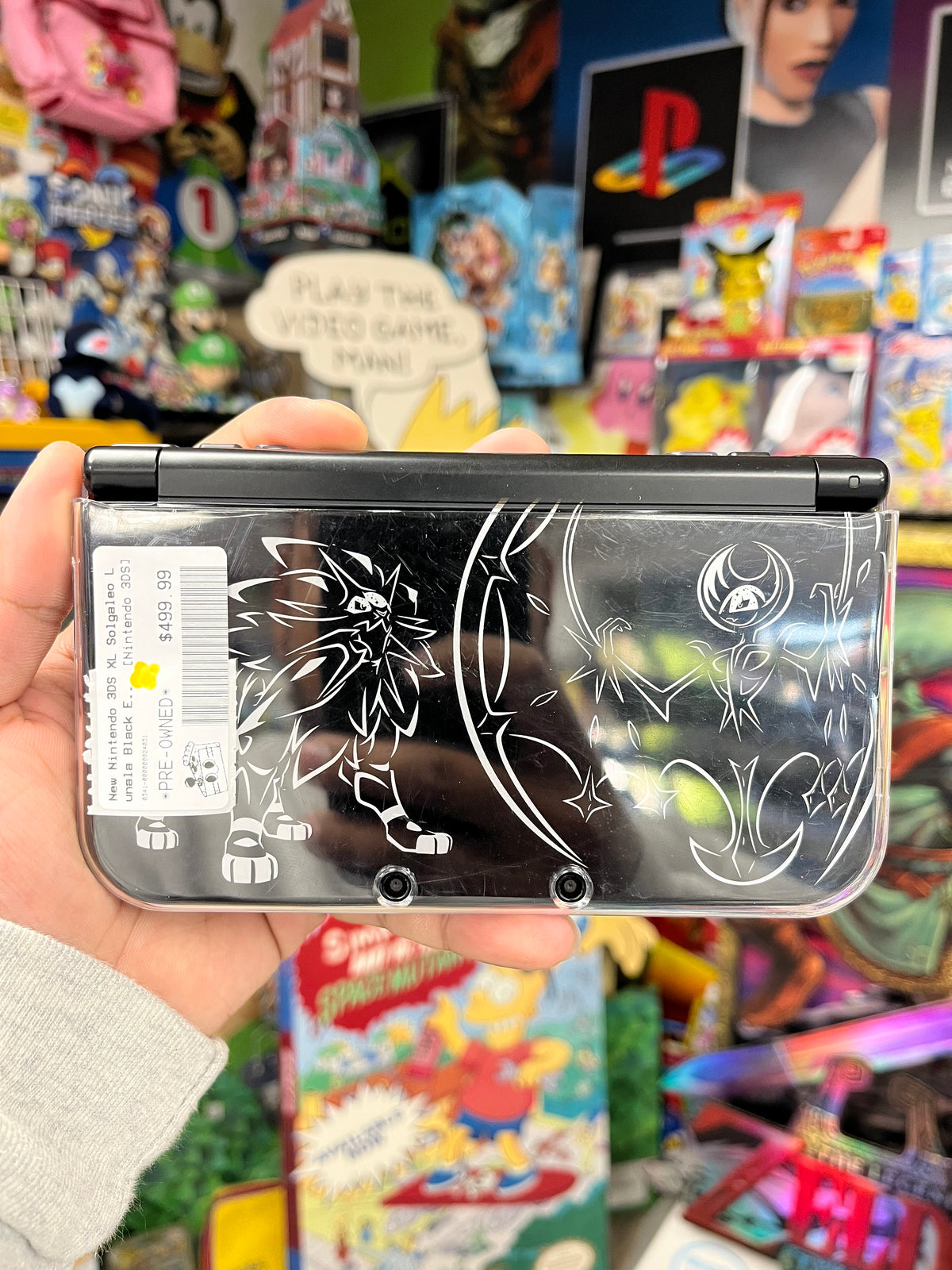 New 3DSXL Solgaleo & Lunala Black Edition