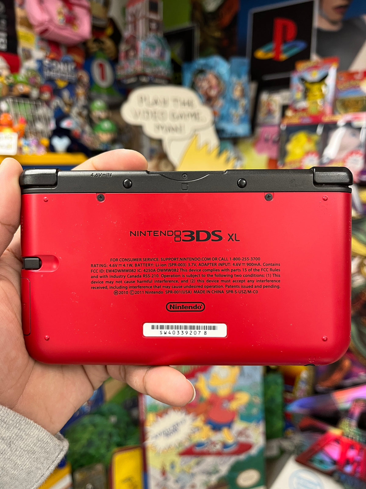 3DSXL Red + Black