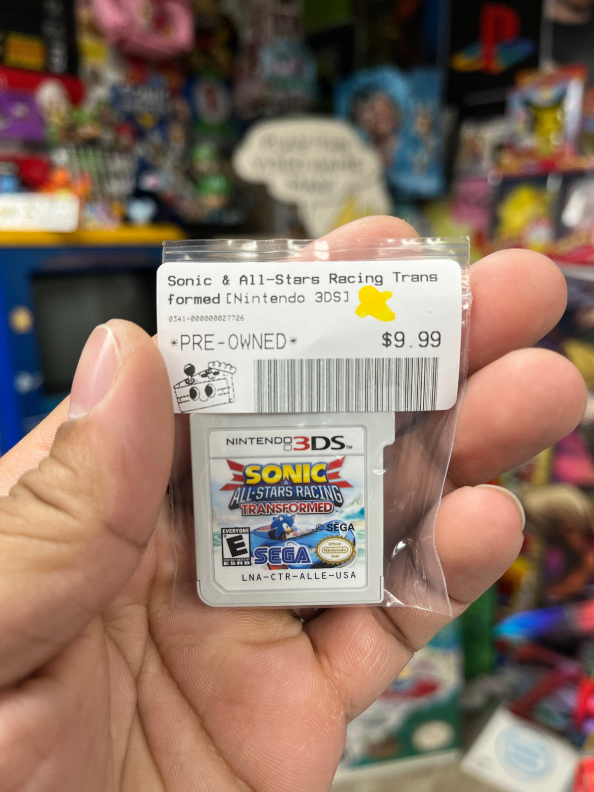 Sonic & All Stars Racing Transformed - 3DS Loose