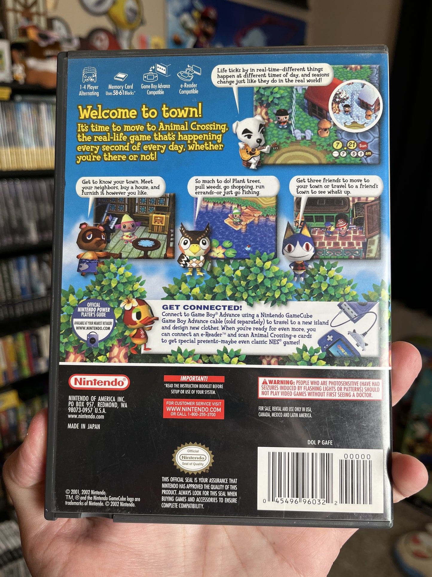 Animal Crossing GameCube CIB Clean