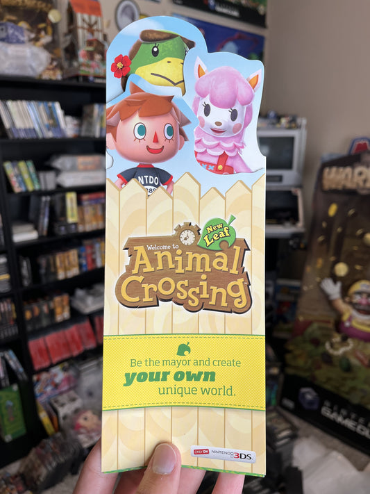 Animal Crossing New Leaf Rare Promo Brochure