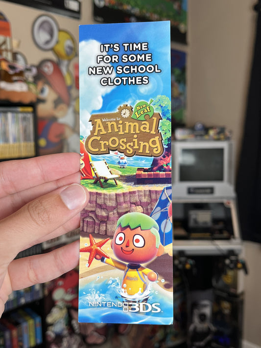 Animal Crossing New Leaf Promotional Bookmark