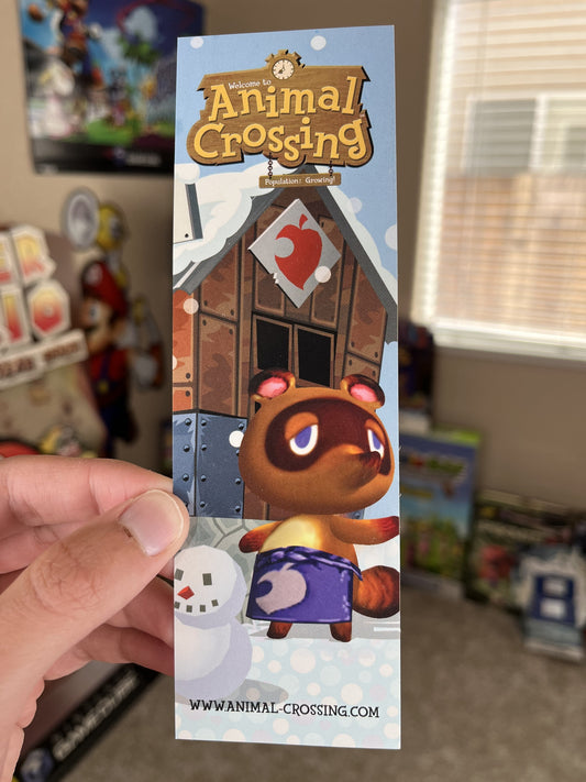 Rare Promotional Animal Crossing GameCube Bookmark