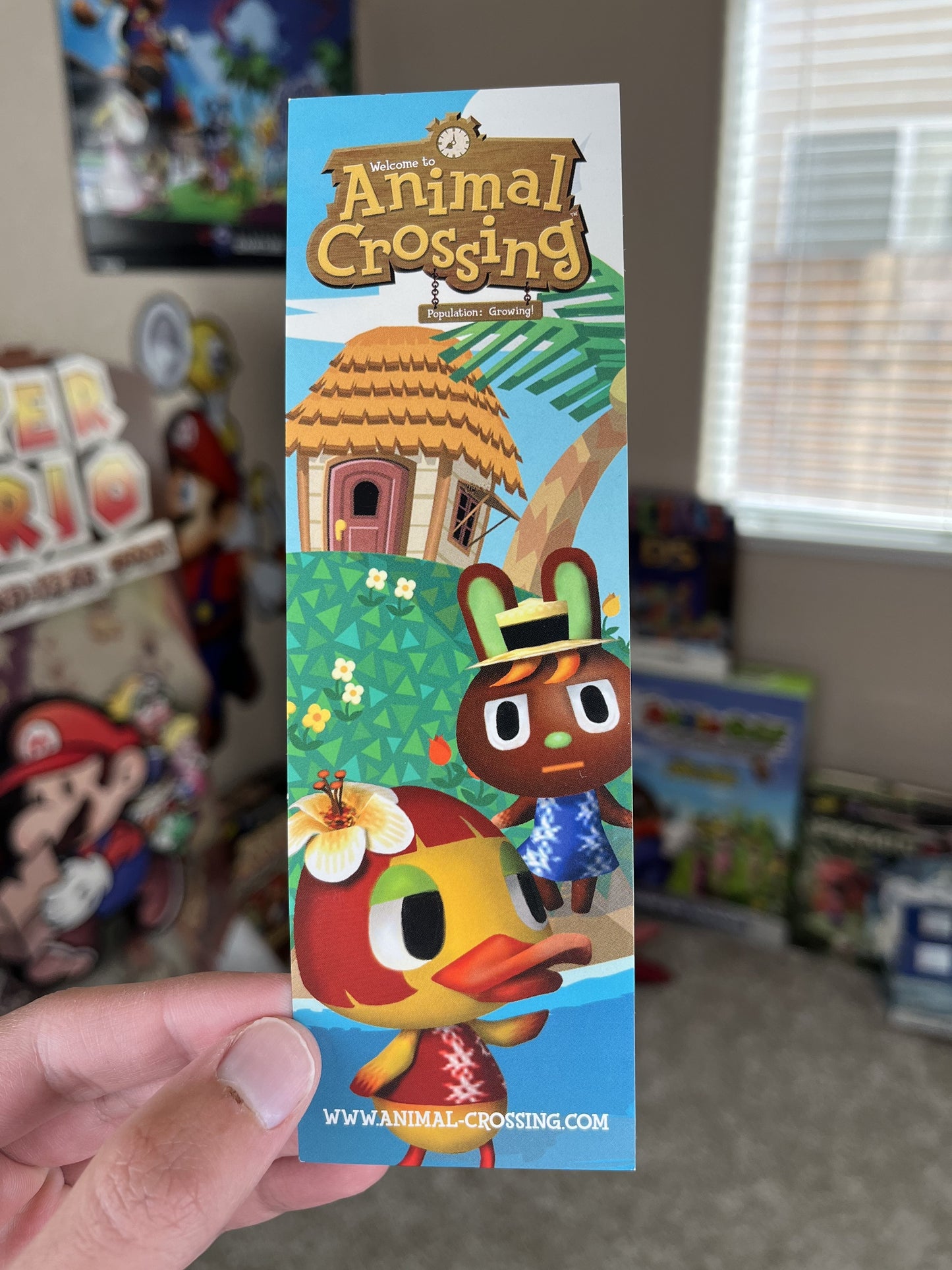 Rare Promotional Animal Crossing GameCube Bookmark