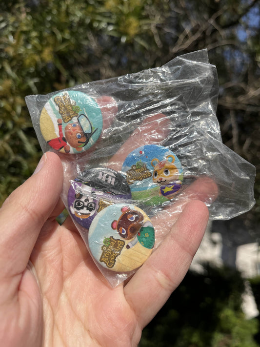 Animal Crossing New Leaf Promo Pin/Badges